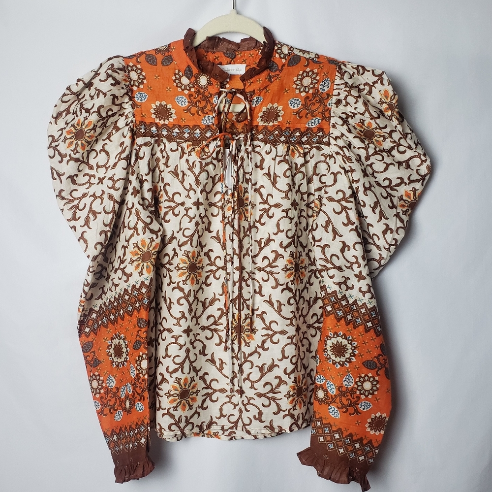 House of Harlow 1960 Revolve Cottagecore Blouse - Picture 2 of 14